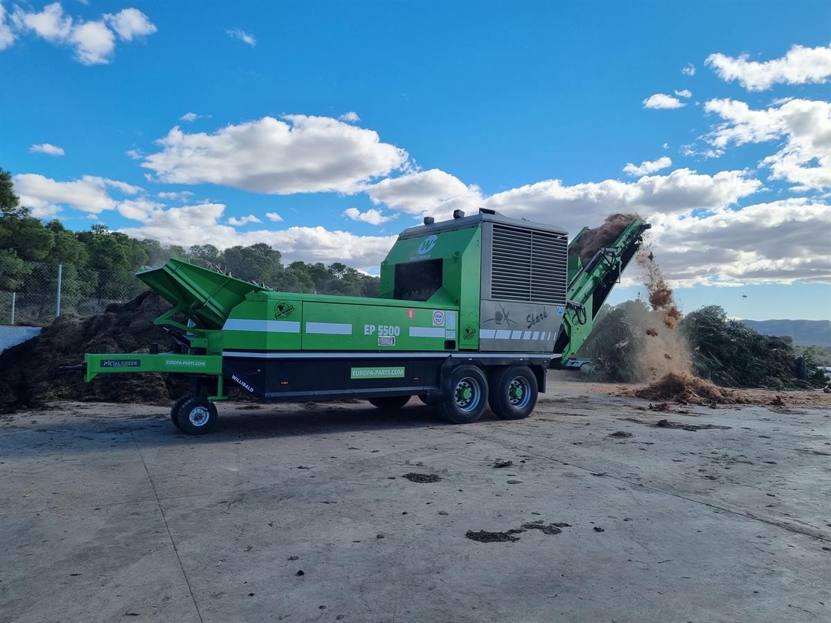 Shark EP5500 5, gran capacidad para procesar una amplia variedad de materiales gracias a sus innovadores sistemas de trituración.